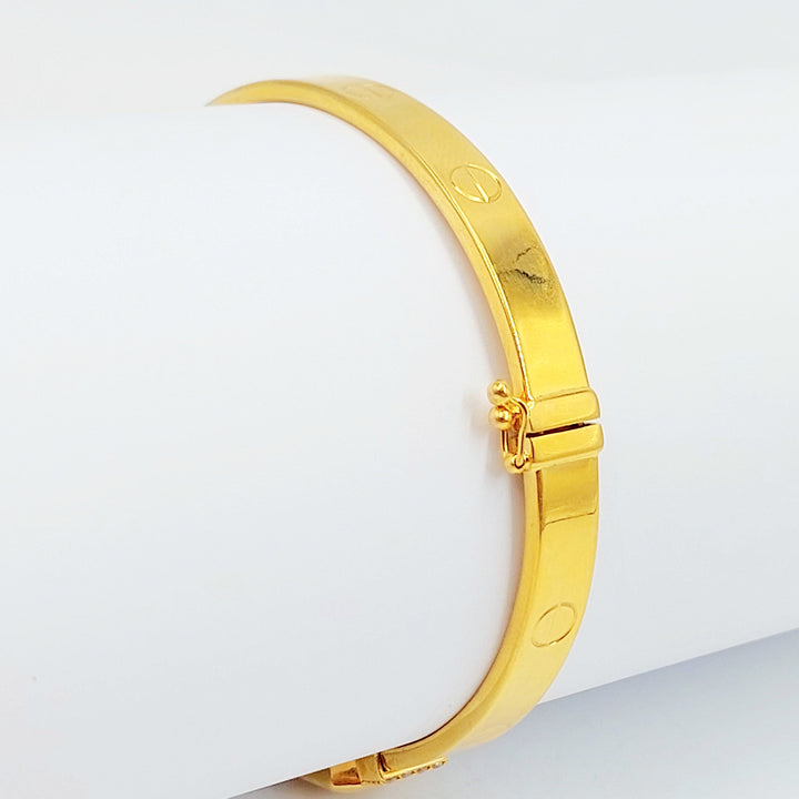 21K اسوارة فيجارو مرصع-مجوهرات الشيخ سعيد-Saeed Jewelry 