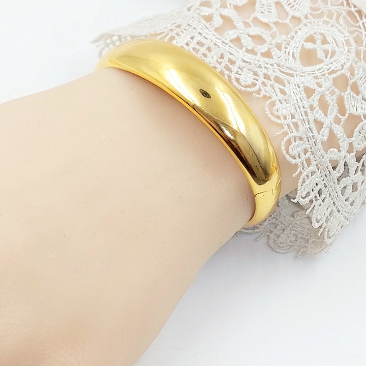21K اسوارة سادة-مجوهرات الشيخ سعيد-Saeed Jewelry 