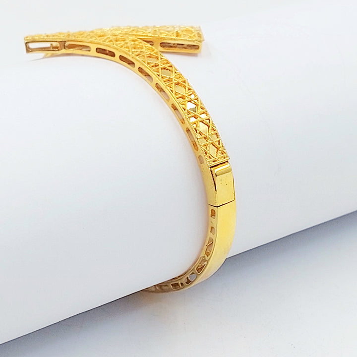 21K اسوارة كويتي مرصع-مجوهرات الشيخ سعيد-Saeed Jewelry 