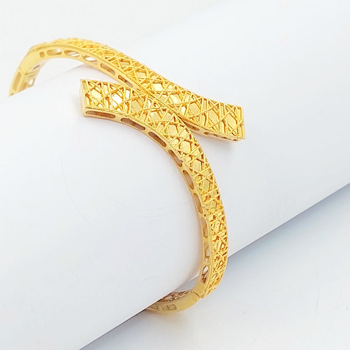 21K اسوارة كويتي مرصع-مجوهرات الشيخ سعيد-Saeed Jewelry 