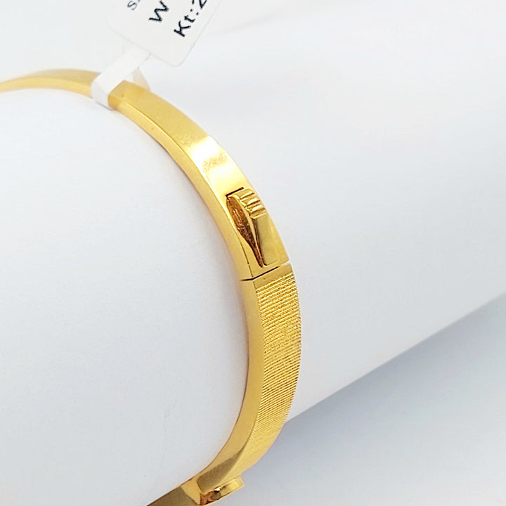 21K اسوارة بيبر كليب مرصع-مجوهرات الشيخ سعيد-Saeed Jewelry 