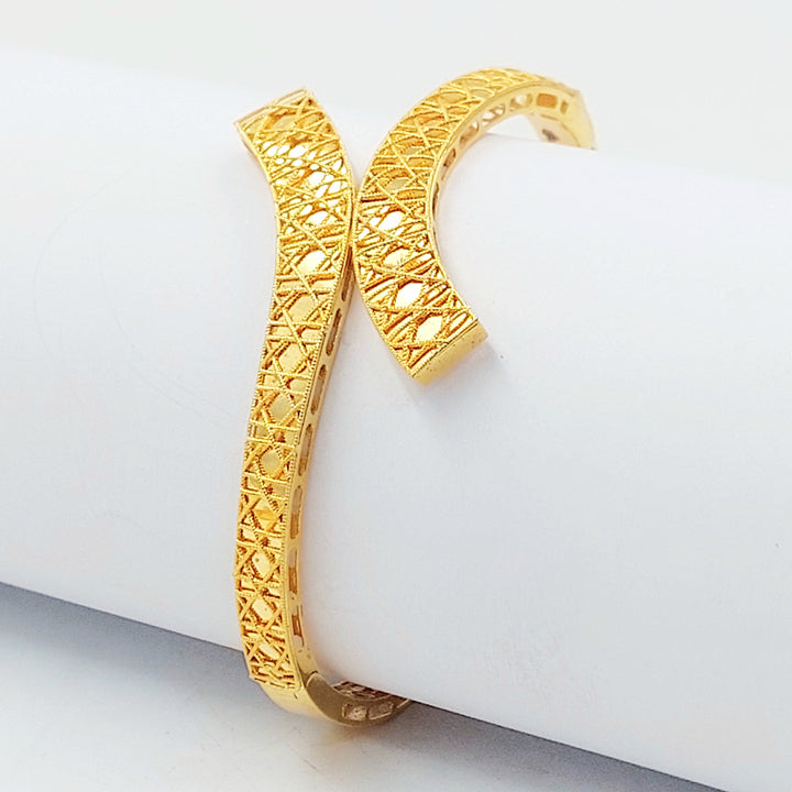 21K اسوارة كويتي مرصع-مجوهرات الشيخ سعيد-Saeed Jewelry 