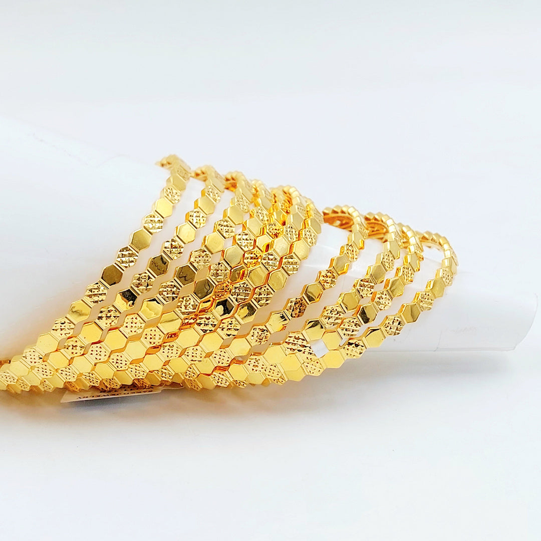 21K سحبة خلية النحل اكسترا-مجوهرات الشيخ سعيد-Saeed Jewelry 