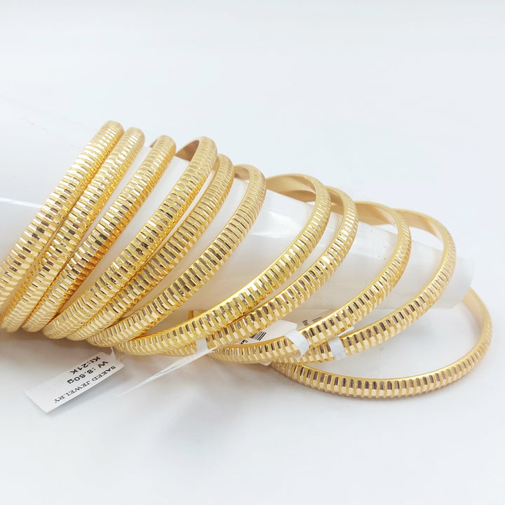 21K سحبة نقش-مجوهرات الشيخ سعيد-Saeed Jewelry 