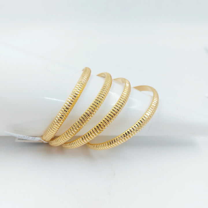 21K سحبة نقش-مجوهرات الشيخ سعيد-Saeed Jewelry 