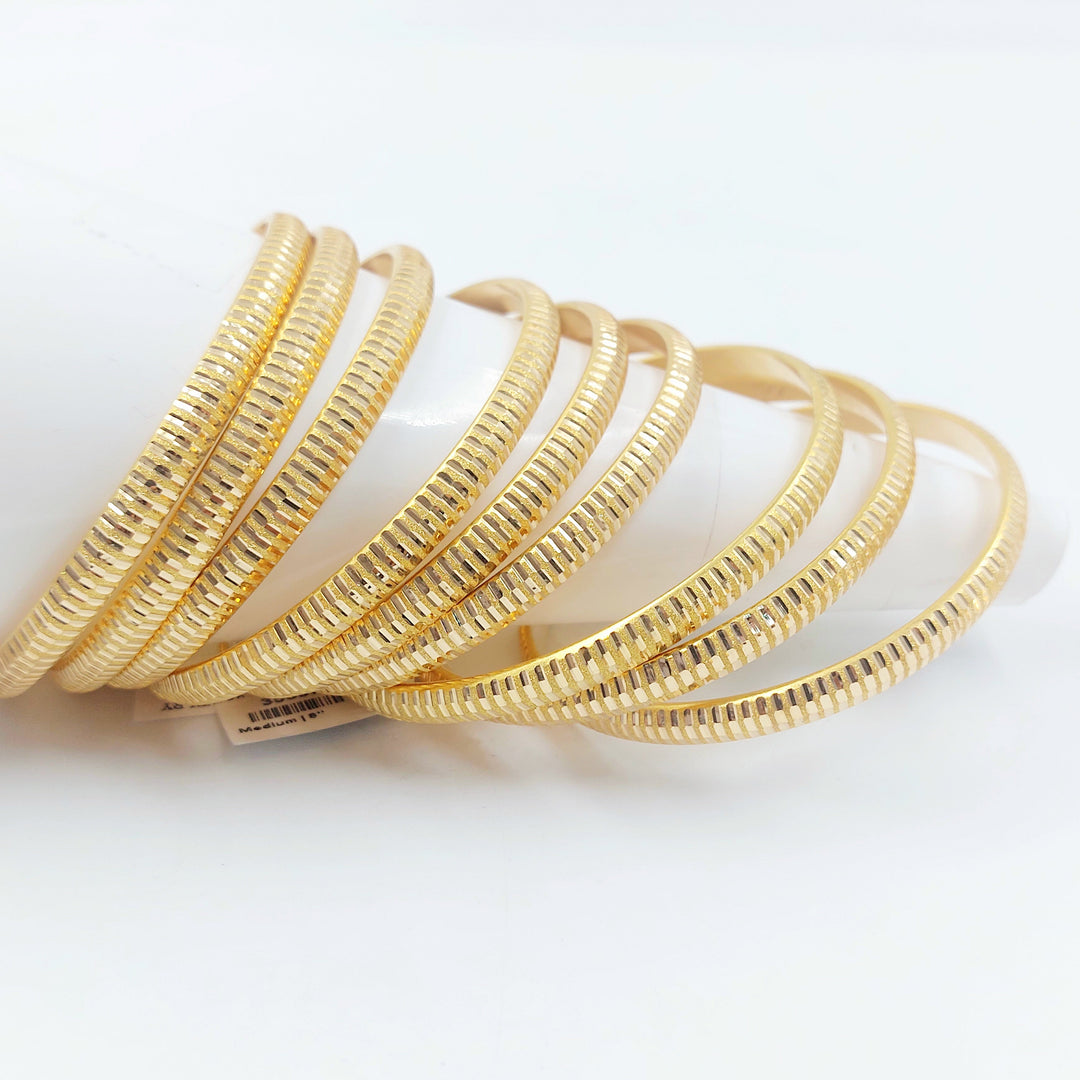 21K سحبة نقش-مجوهرات الشيخ سعيد-Saeed Jewelry 