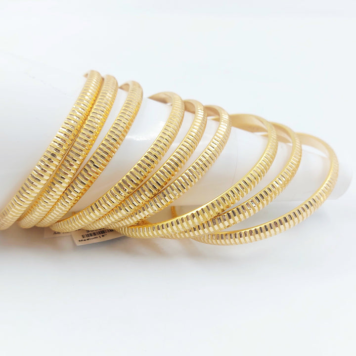 21K سحبة نقش-مجوهرات الشيخ سعيد-Saeed Jewelry 