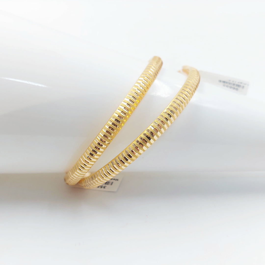 21K سحبة نقش-مجوهرات الشيخ سعيد-Saeed Jewelry 