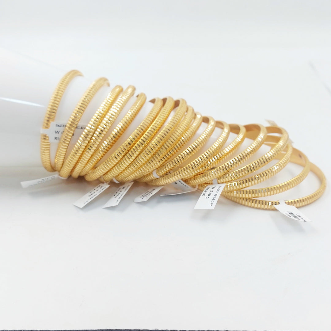 21K سحبة نقش-مجوهرات الشيخ سعيد-Saeed Jewelry 