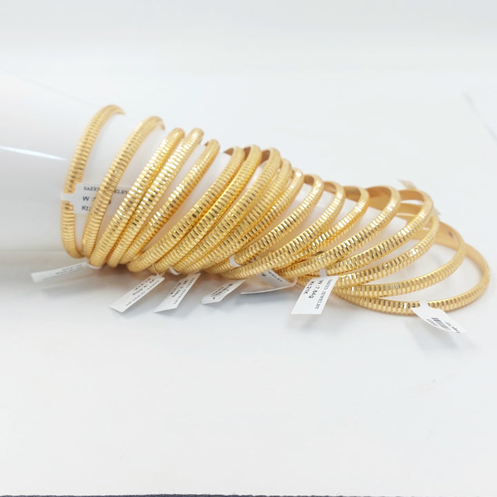 21K سحبة نقش-مجوهرات الشيخ سعيد-Saeed Jewelry 