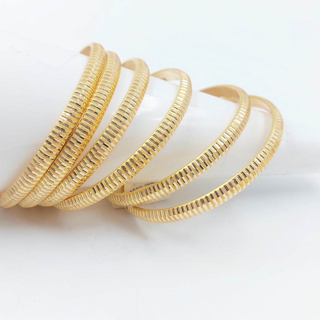 21K سحبة نقش-مجوهرات الشيخ سعيد-Saeed Jewelry 