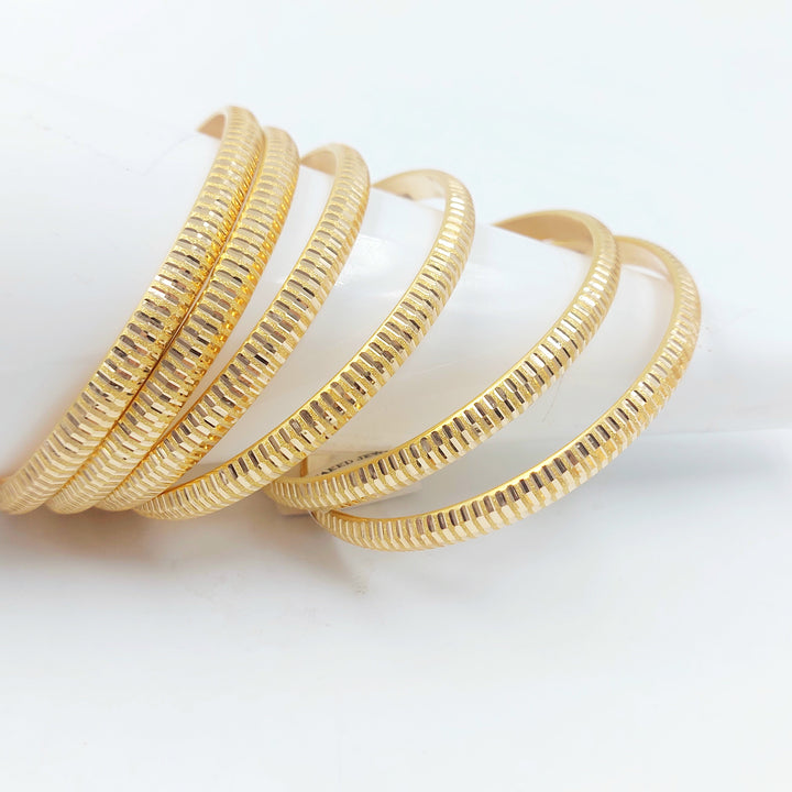 21K سحبة نقش-مجوهرات الشيخ سعيد-Saeed Jewelry 