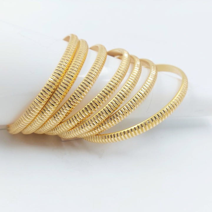 21K سحبة نقش-مجوهرات الشيخ سعيد-Saeed Jewelry 