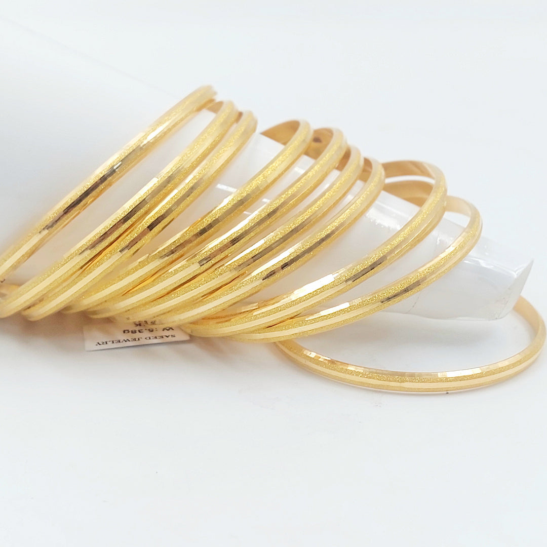 21K سحبة سي ان سي رفيع-مجوهرات الشيخ سعيد-Saeed Jewelry 