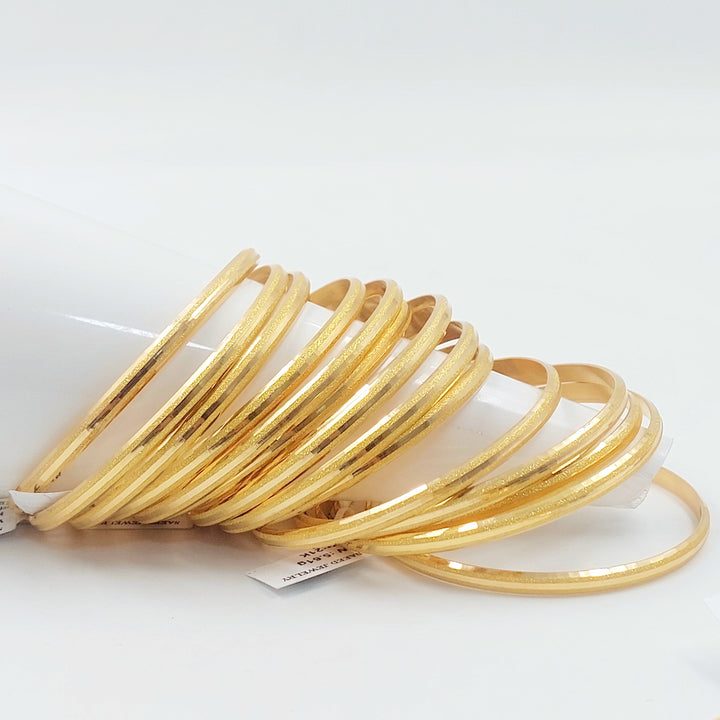 21K سحبة سي ان سي رفيع-مجوهرات الشيخ سعيد-Saeed Jewelry 