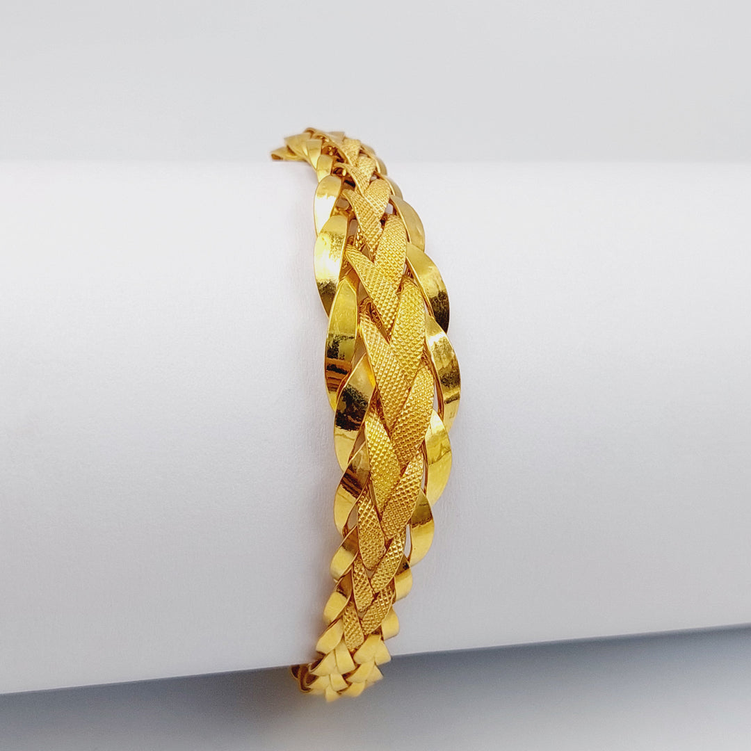 21K Gold Taft Bracelet by Saeed Jewelry - Image 5