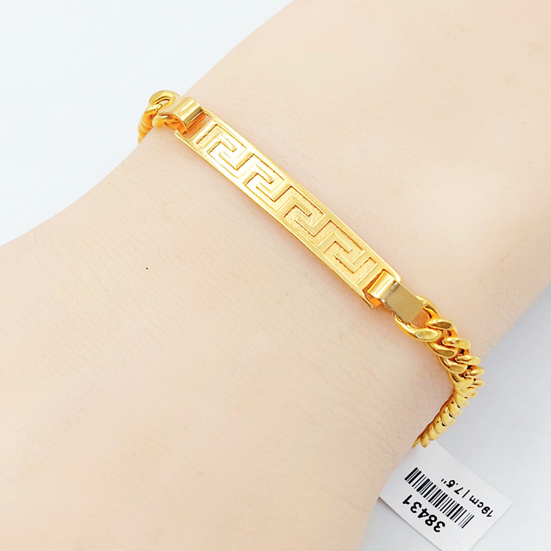 21K اسوارة بلاك-مجوهرات الشيخ سعيد-Saeed Jewelry 