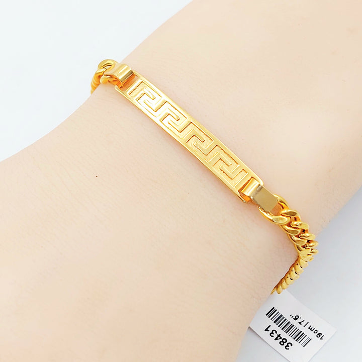 21K اسوارة بلاك-مجوهرات الشيخ سعيد-Saeed Jewelry 