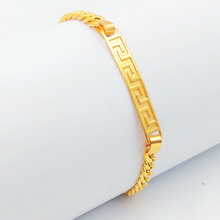 21K اسوارة بلاك-مجوهرات الشيخ سعيد-Saeed Jewelry 