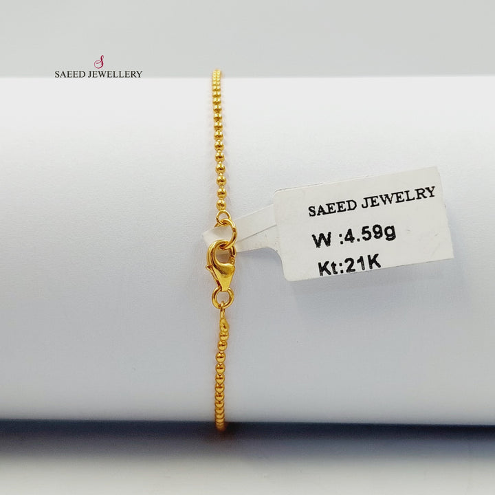 Balls Balls Bracelet Made of 21K Gold by Saeed Jewelry 
