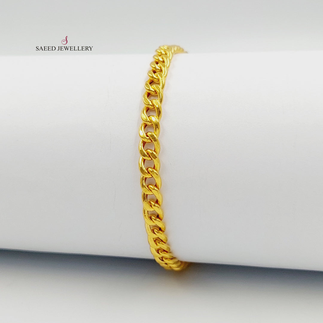21K اسوارة حلقات مبسط-مجوهرات الشيخ سعيد-Saeed Jewelry 