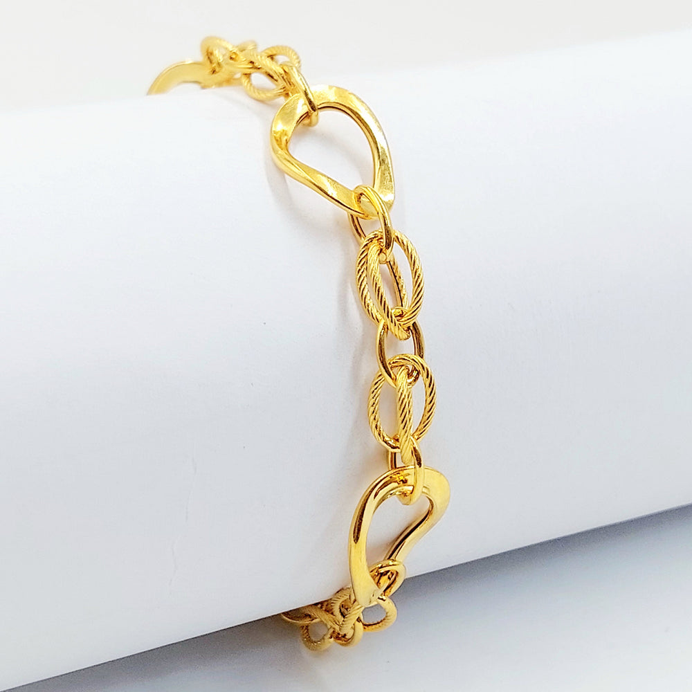 Deluxe Virna Bracelet Made of 21K Gold by Saeed Jewelry 