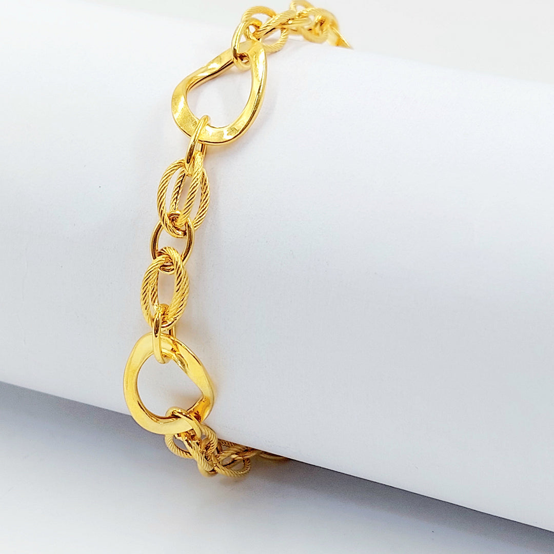 Deluxe Virna Bracelet Made of 21K Gold by Saeed Jewelry 