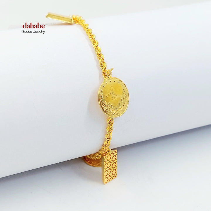 21K اسوارة دنانديش-مجوهرات الشيخ سعيد-Saeed Jewelry 