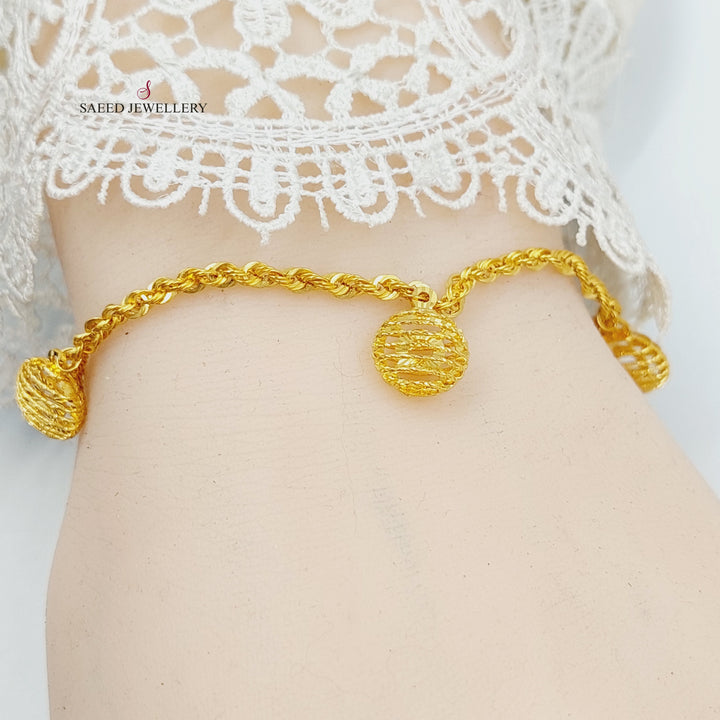 21K اسوارة جدل دنانديش-مجوهرات الشيخ سعيد-Saeed Jewelry 