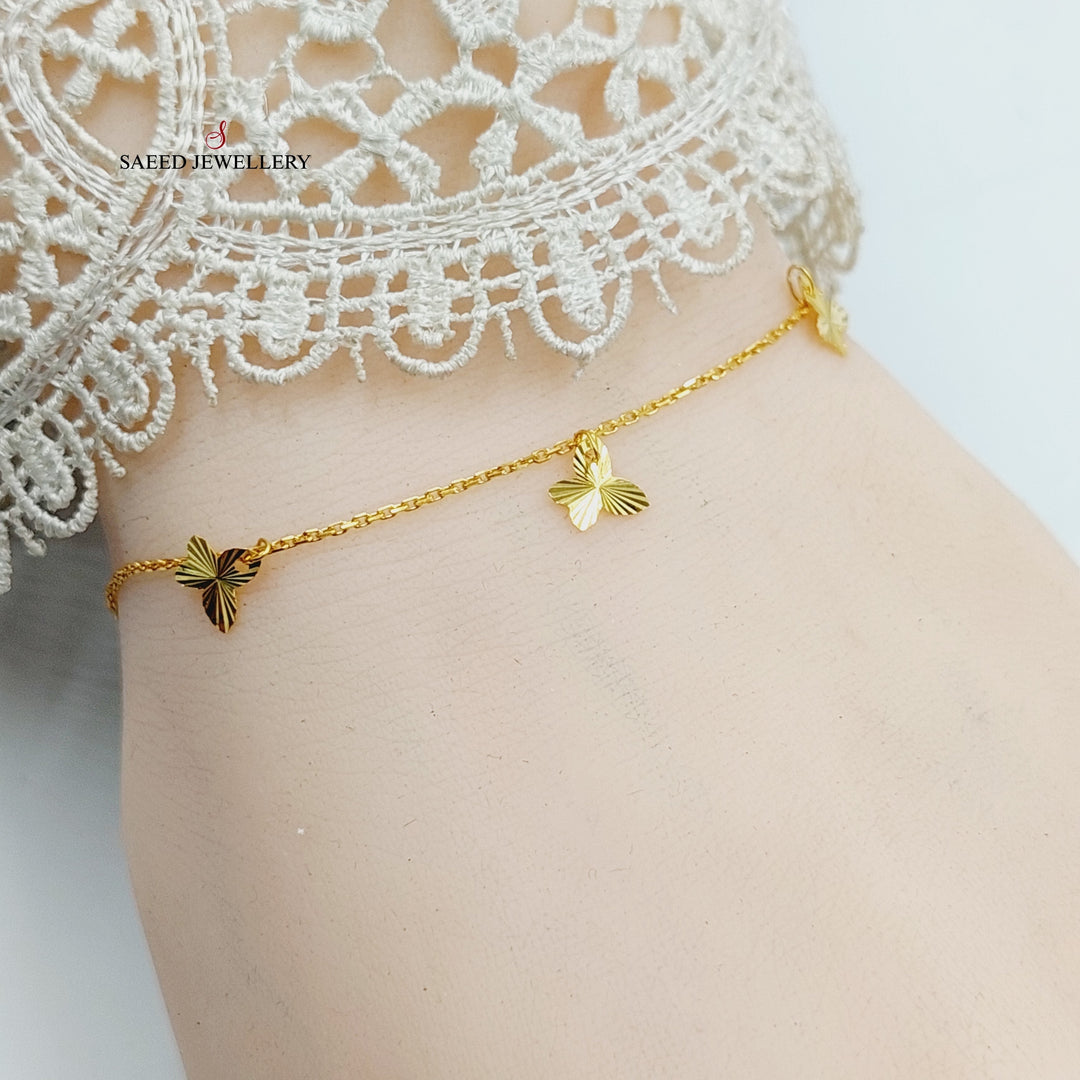 21K Gold Dandash Bracelet by Saeed Jewelry - Image 5