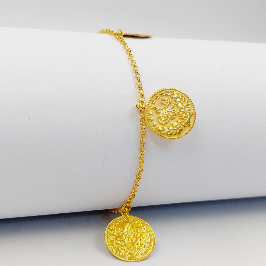Dandash Bracelet Made of 21K Gold by Saeed Jewelry 