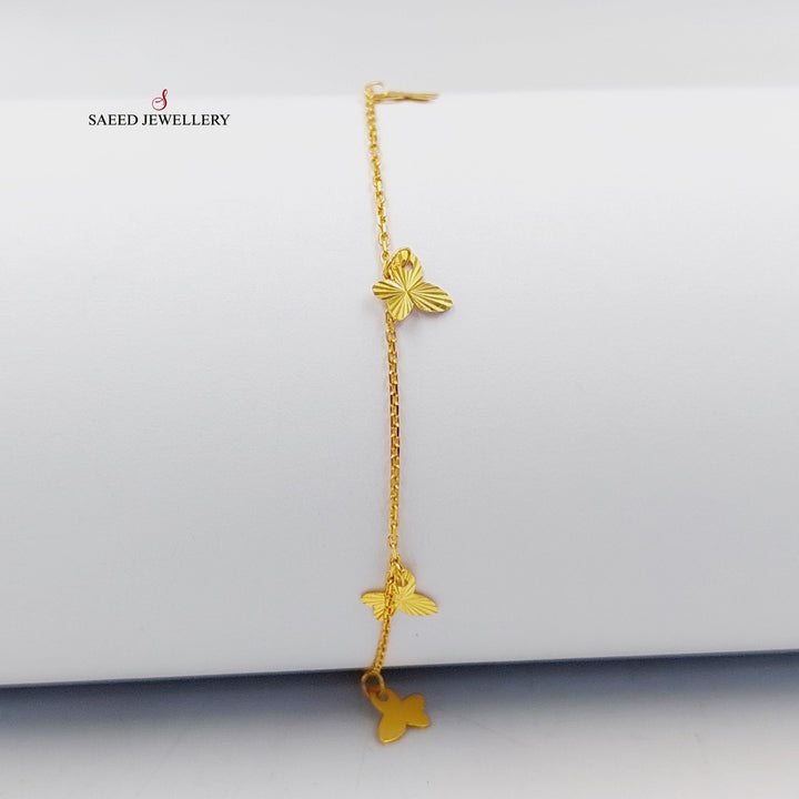 21K Gold Dandash Bracelet by Saeed Jewelry - Image 2