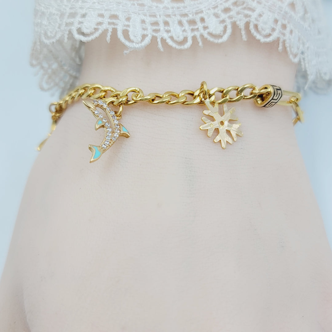 21K اسوارة دنانديش-مجوهرات الشيخ سعيد-Saeed Jewelry 