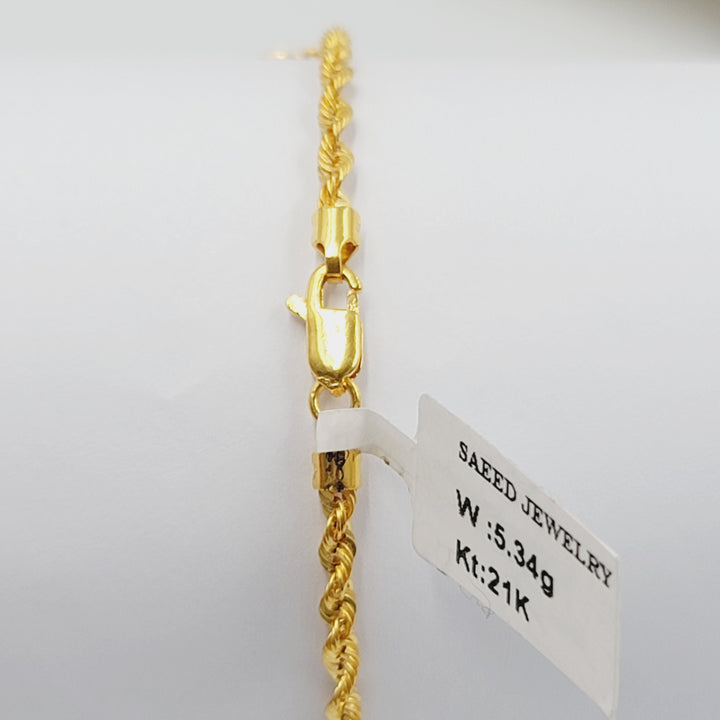 21K اسوارة دنانديش-مجوهرات الشيخ سعيد-Saeed Jewelry 