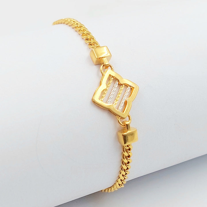 Deluxe Bracelet Made of 21K Gold by Saeed Jewelry 
