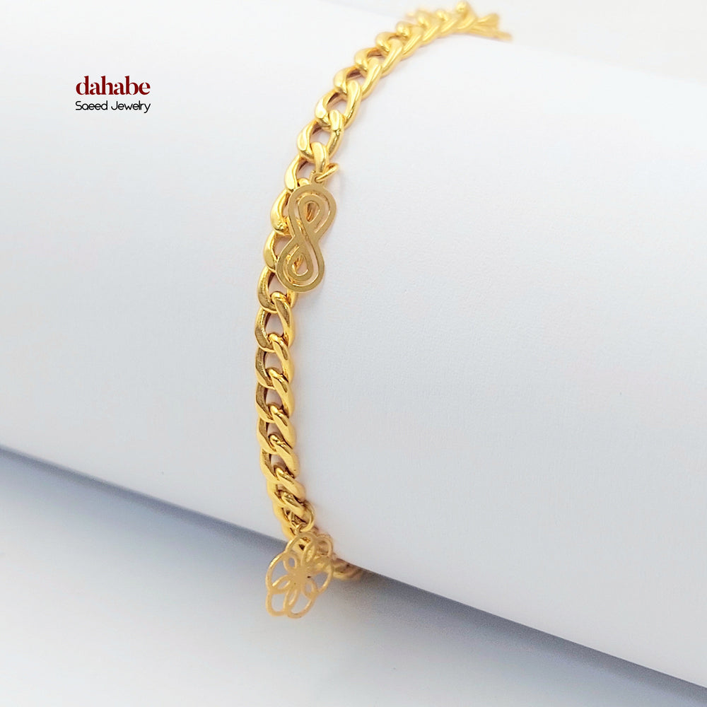 21K اسوارة فرفشة اكسترا-مجوهرات الشيخ سعيد-Saeed Jewelry 