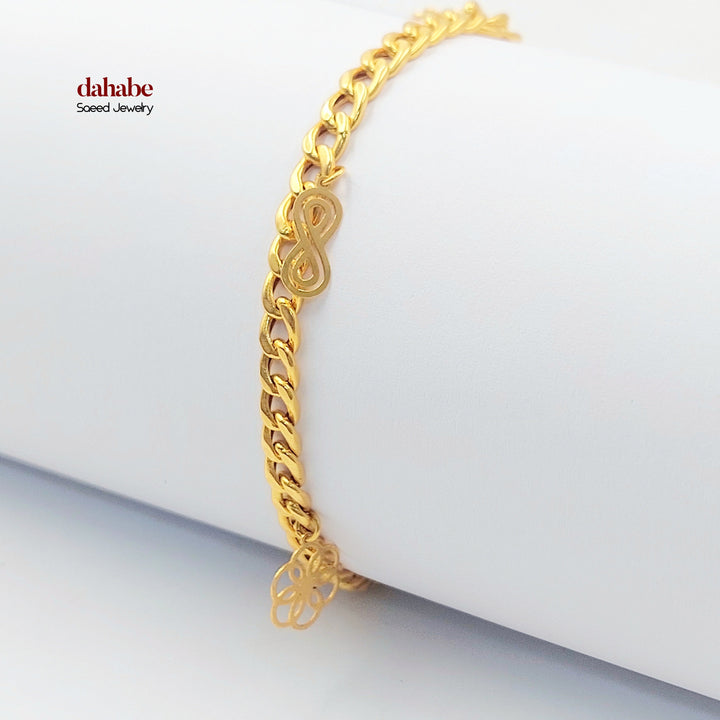 21K اسوارة فرفشة اكسترا-مجوهرات الشيخ سعيد-Saeed Jewelry 
