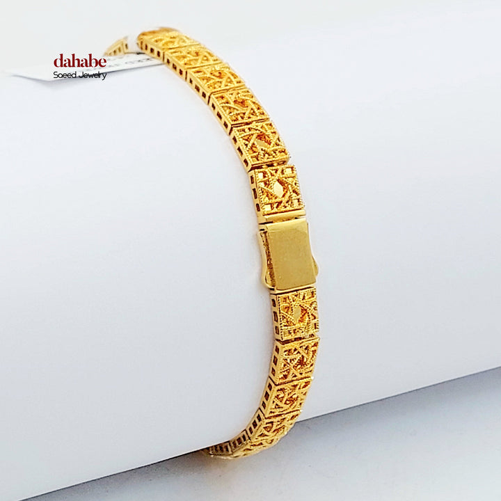 21K اسوارة كويتي اكسترا-مجوهرات الشيخ سعيد-Saeed Jewelry 