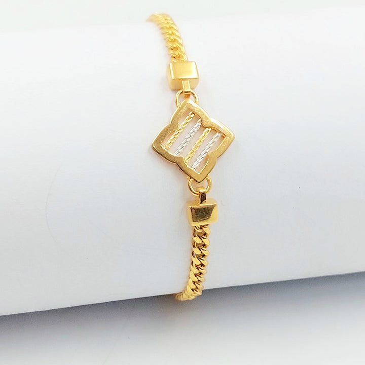 Deluxe Bracelet Made of 21K Gold by Saeed Jewelry 