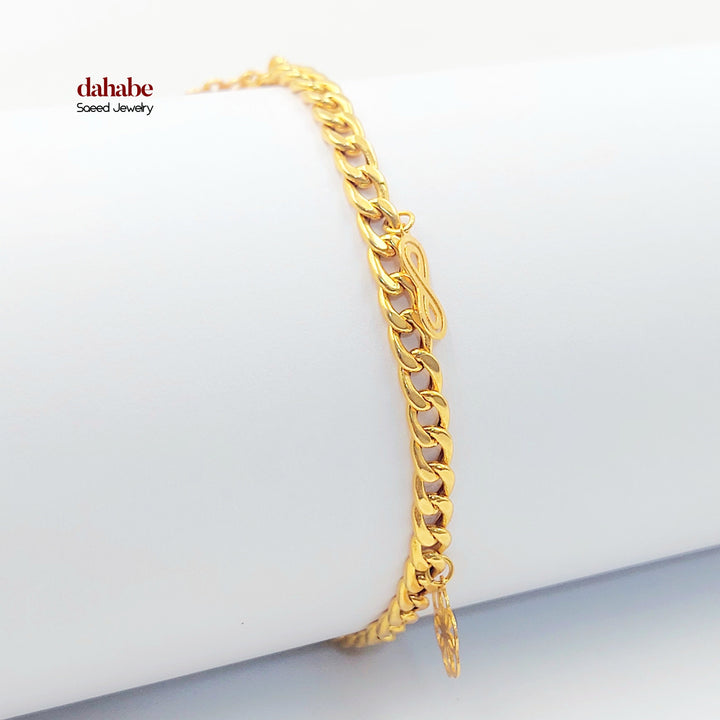 21K اسوارة فرفشة اكسترا-مجوهرات الشيخ سعيد-Saeed Jewelry 