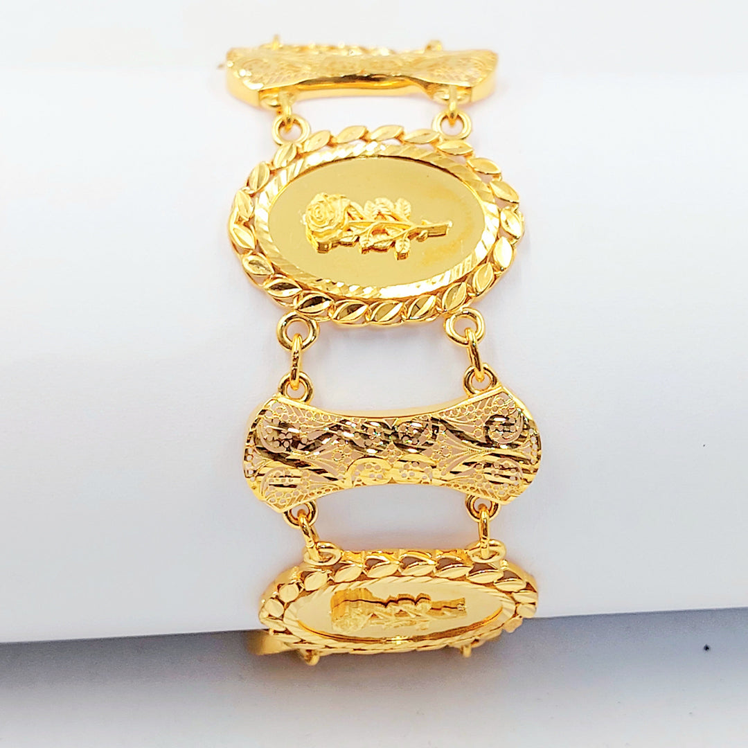 21K اسوارة اونصه اكسترا-مجوهرات الشيخ سعيد-Saeed Jewelry 