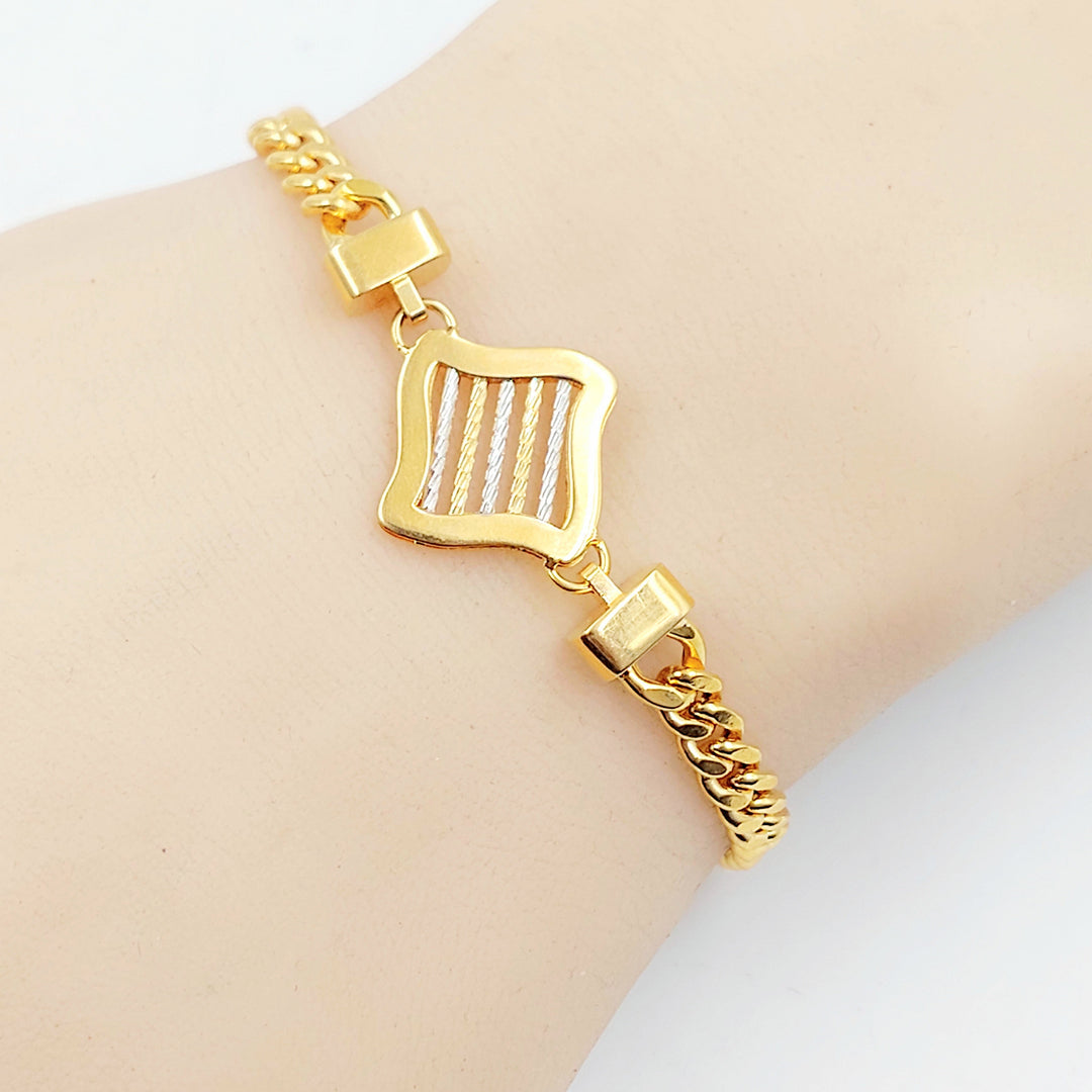 Deluxe Bracelet Made of 21K Gold by Saeed Jewelry 