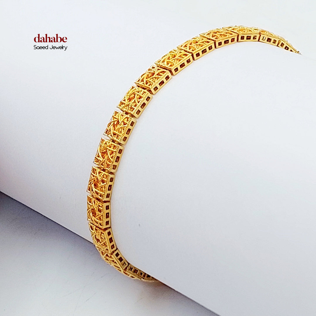 21K اسوارة كويتي اكسترا-مجوهرات الشيخ سعيد-Saeed Jewelry 