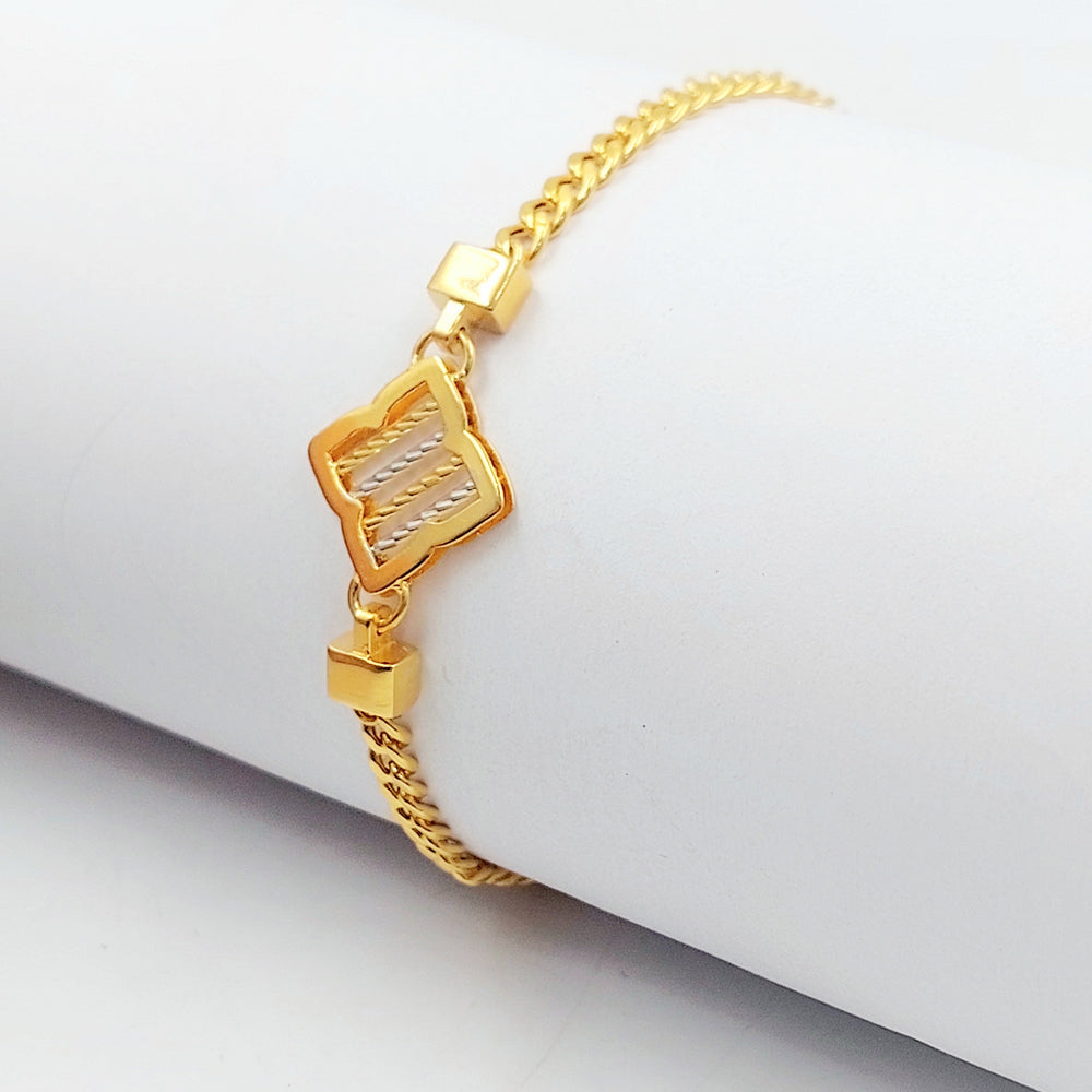Deluxe Bracelet Made of 21K Gold by Saeed Jewelry 