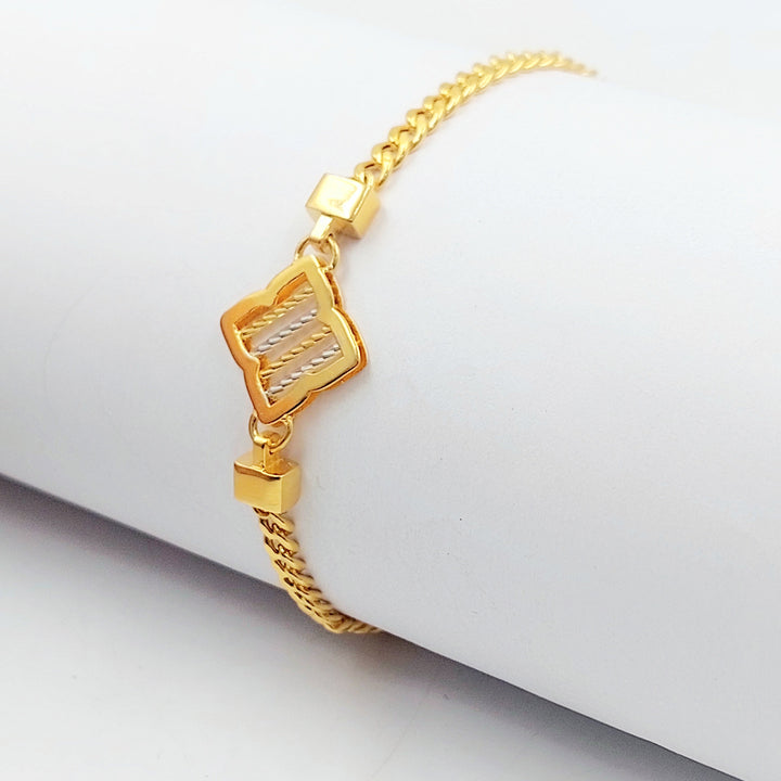 Deluxe Bracelet Made of 21K Gold by Saeed Jewelry 
