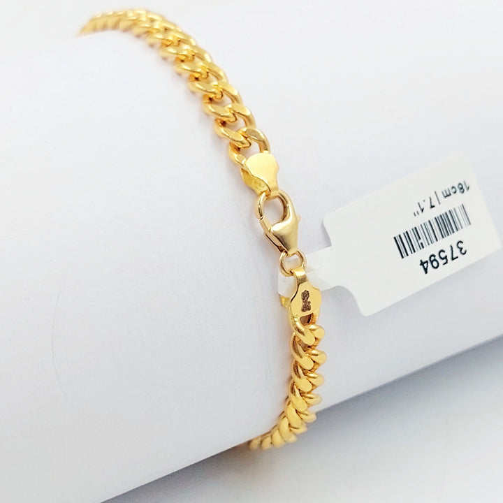 Deluxe Bracelet Made of 21K Gold by Saeed Jewelry 