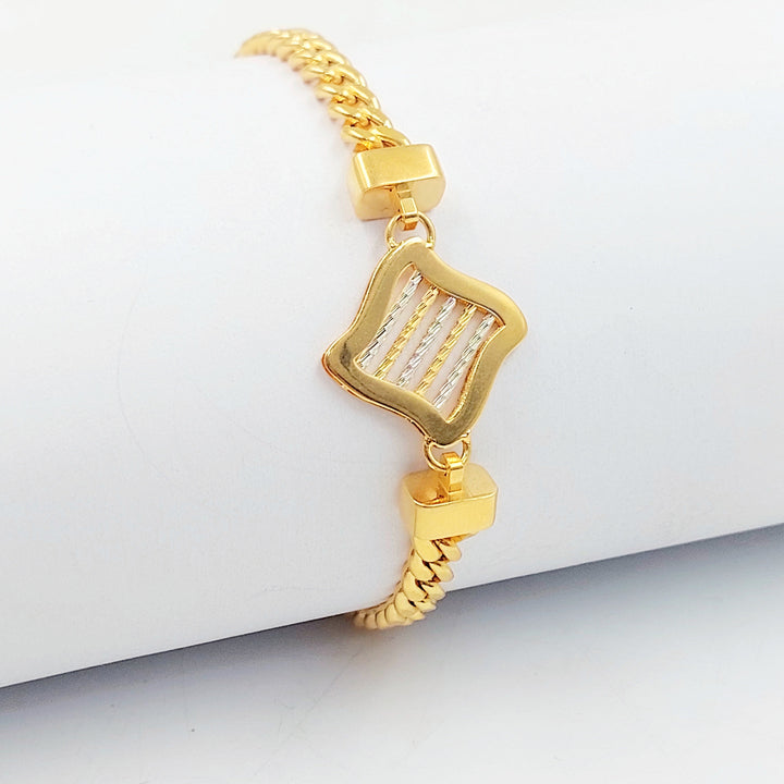 Deluxe Bracelet Made of 21K Gold by Saeed Jewelry 