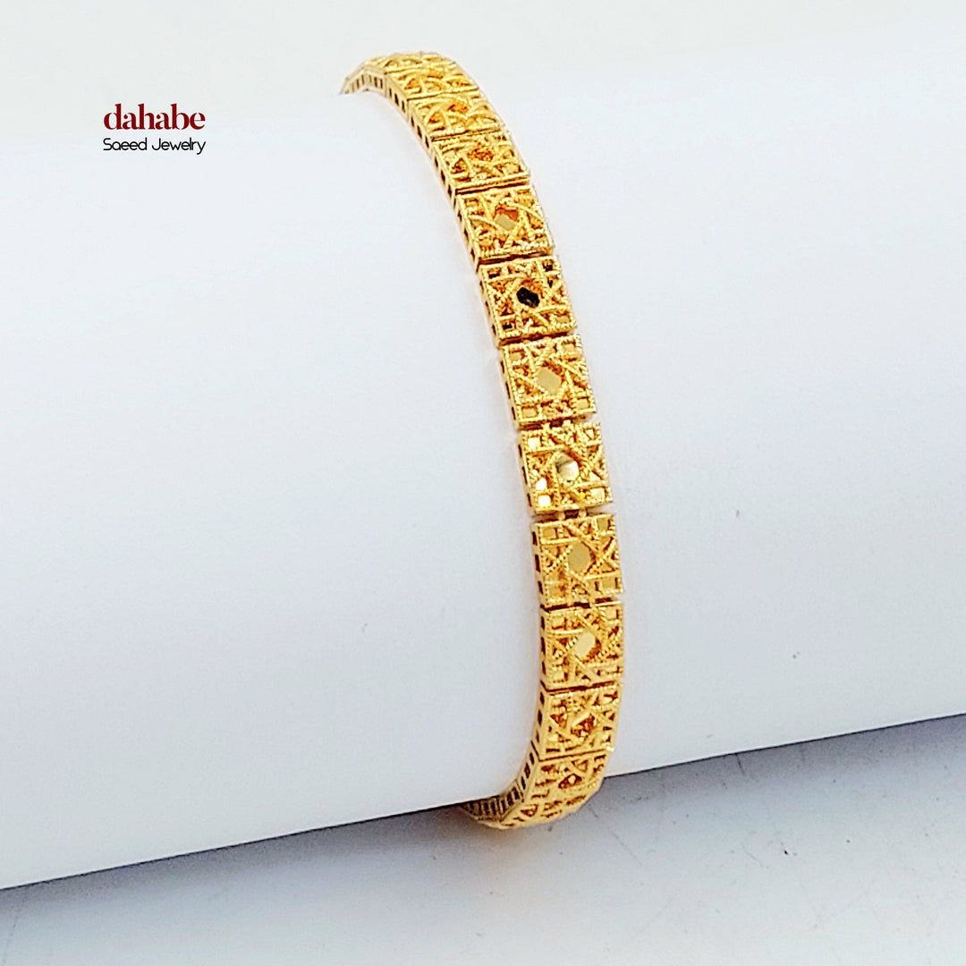 21K اسوارة كويتي اكسترا-مجوهرات الشيخ سعيد-Saeed Jewelry 