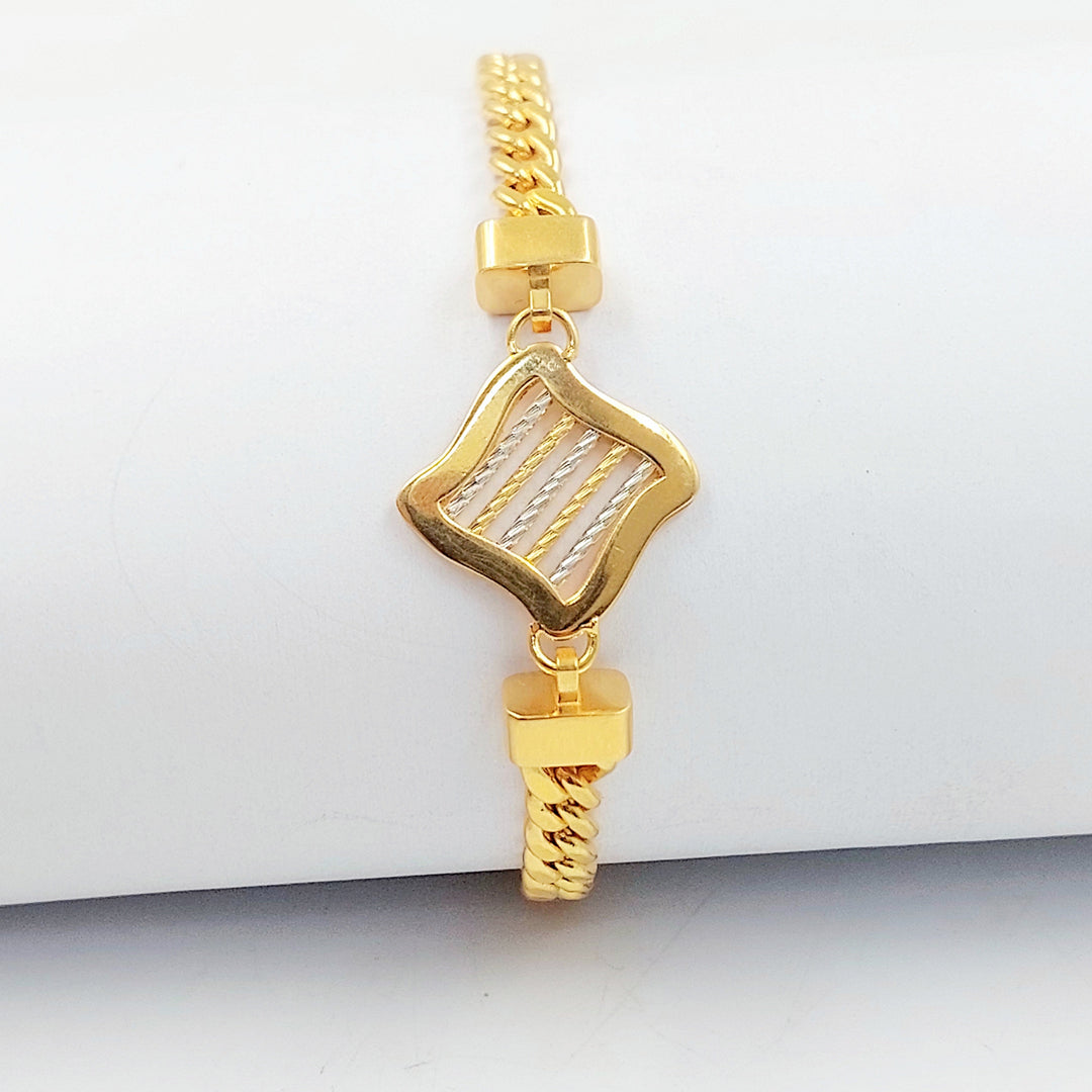 Deluxe Bracelet Made of 21K Gold by Saeed Jewelry 
