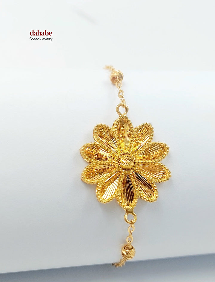 21K Gold Sun Bracelet